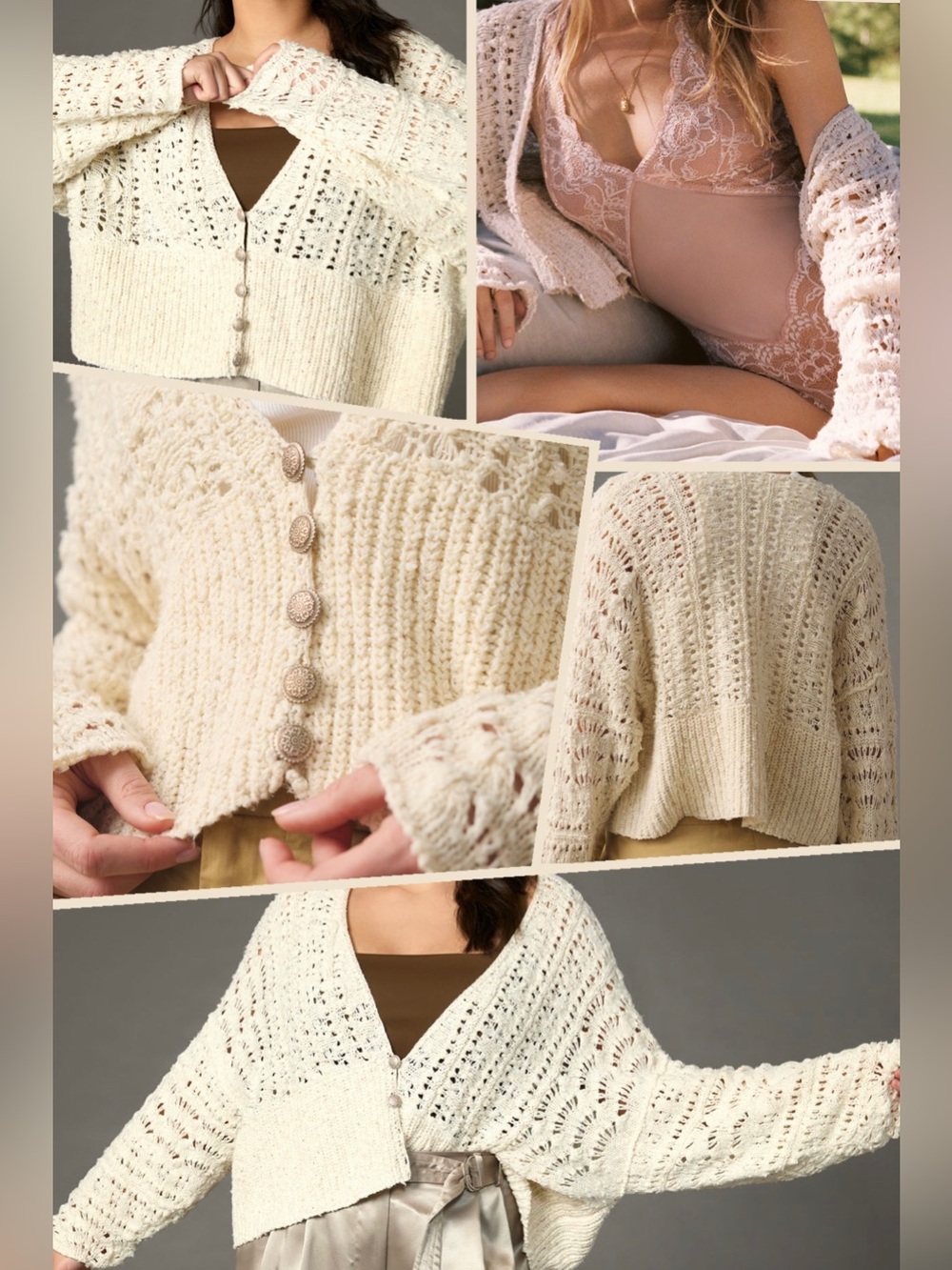 Anthropologie Bestie Knit Cardigan XS